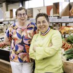 Clotilde Jacoulot et sa maman.